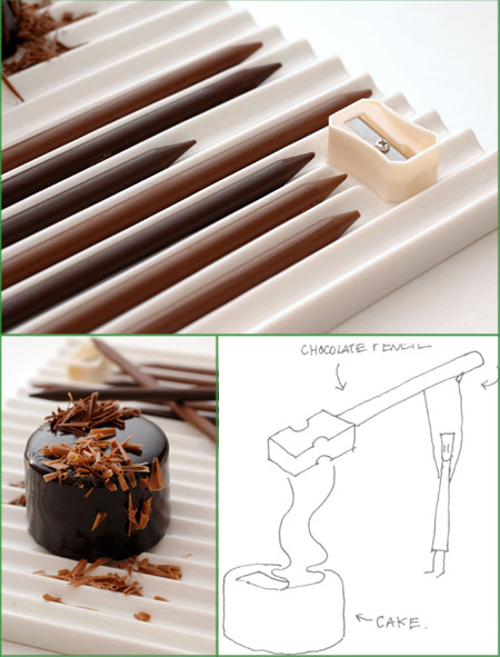 Chocolate Pencil - Nendo Design